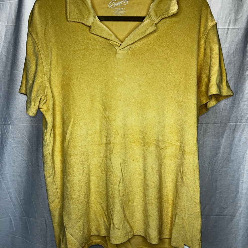 Grayers Mustard Yellow Men's Polo Shirt